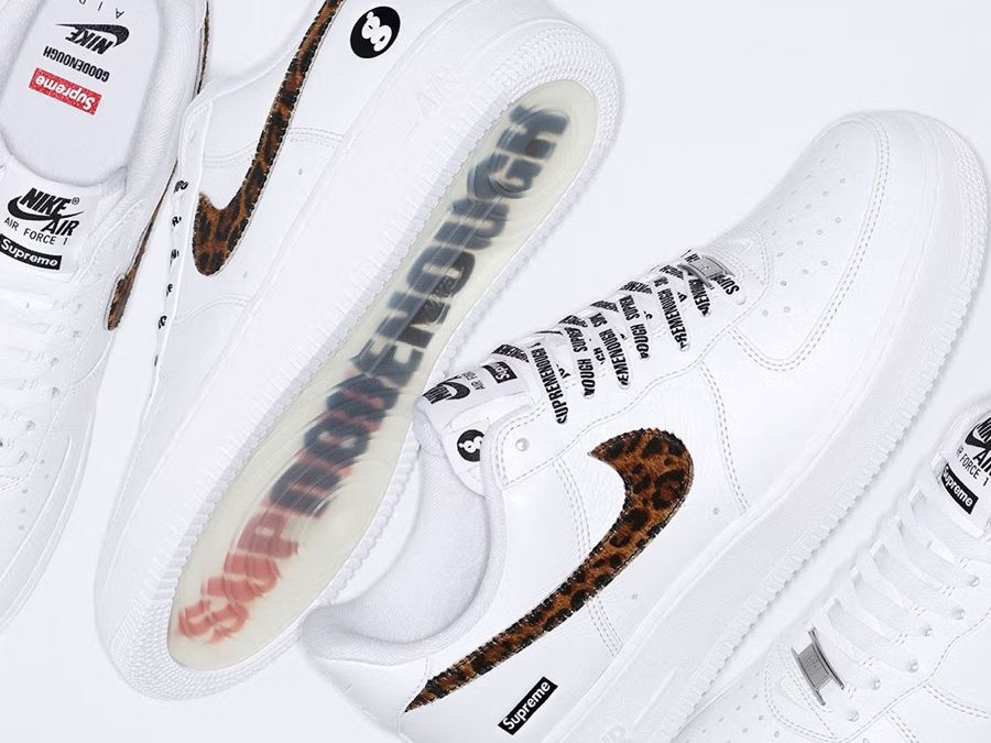 GOODENOUGH × Supreme × Nike Air Force 28 Buy Supreme x GOODENOUGH x Nike Air Force 1 Low 'White